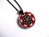 colier lemn mandala 38851