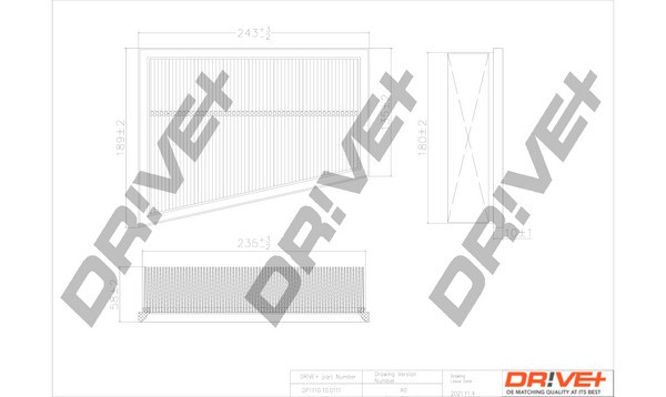 Dr!ve+ DP1110.10.0111 Filtru aer