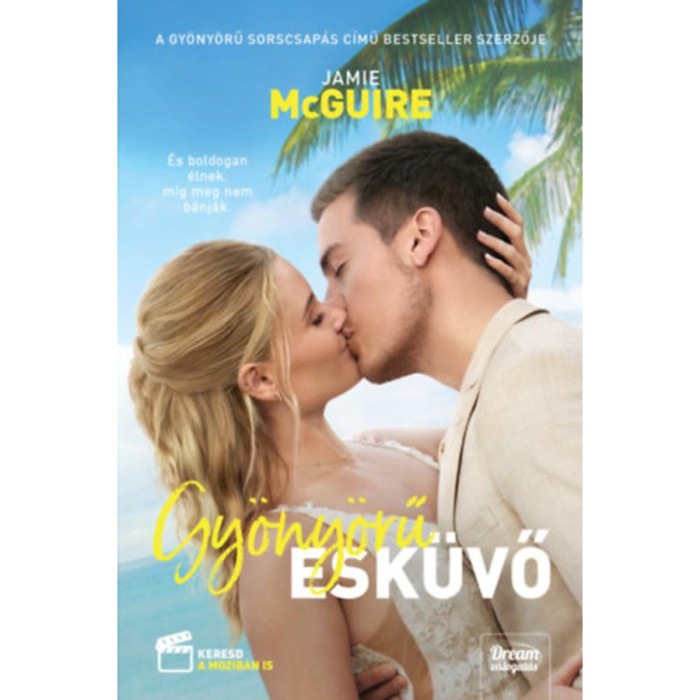Gy&ouml;ny&ouml;rű esk&uuml;vő - Filmes bor&iacute;t&oacute;val - Jamie McGuire