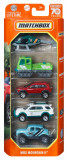 MATCHBOX SET 5 MASINUTE METALICE MBX MOUNTAIN II SCARA 1:64 SuperHeroes ToysZone