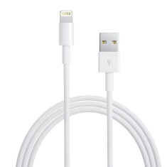 Cablu De Date, MD818ZM/A, iPhone 5 /5S /SE/ 6 /6S/ 6s Plus /7 /7 Plus 8 8Plus X, Alb, Blister, Compatibil