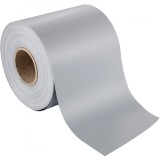 Banda protectie gard 19 cm x 50 m - PVC gri