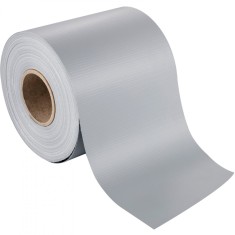 Banda protectie gard 19 cm x 50 m - PVC gri