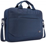 GEANTA CASE LOGIC, pt. notebook de max. 14 inch, 1 compartiment, buzunar frontal x 2, waterproof, poliester, albastru, &quot;ADVA-114 DARK BLUE&quot;/3203987
