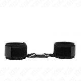 KINK - NEOPRENE HOOK&amp;LOOP FASTENER WRIST RESTRAINTS BLACK ADJUSTABLE 22-34 CM, KINK WRIST RESTRAINT
