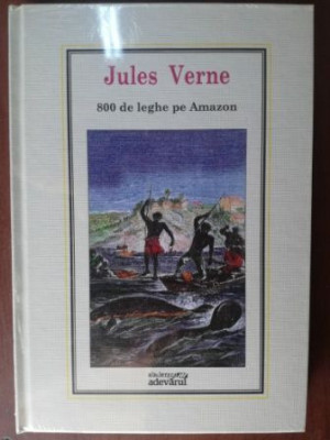 Nr 27 Biblioteca Adevarul 800 de leghe pe Amazon- Jules Verne foto