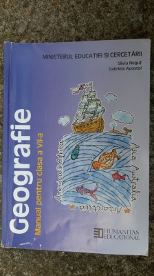 GEOGRAFIE CLASA A VII A - NEGUT APOSTOL - HUMANITAS foto