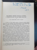 Documente privind politica externa a Principatelor in anii Unirii (1859-1861) - Dan Berindei, Ioan Vlasiu cu dedicatie Dan Berindei