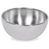 Bol Metalic, 500ml, Argintiu, Diametru 12cm, &Icirc;nălțime 6cm, Capacitate 0,5L, Oem