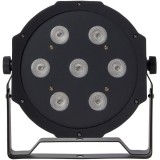 Proiector lumini PAR LED RGBW, cu 7 leduri 70W si culori statice, Oem