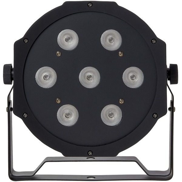 Proiector lumini PAR LED RGBW, cu 7 leduri 70W si culori statice