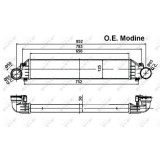Radiator intercooler Nrf 30161A