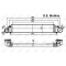 Radiator intercooler Nrf 30161A