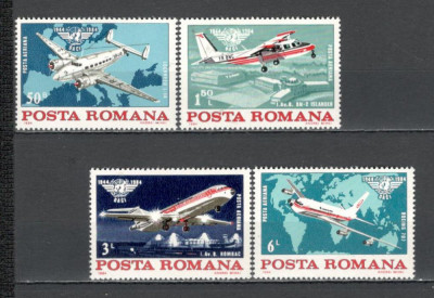 Romania.1984 Posta aeriana-40 ani OACI YR.790 foto
