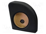 Carcasă difuzor BASSER MDF neagră 250mm cu ţesătură Frezare 272mm BMW