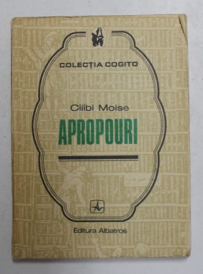 APROPOURI de CILIBI MOISE , 1982 foto