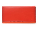 Portofel rosu, ML8310, din piele naturala