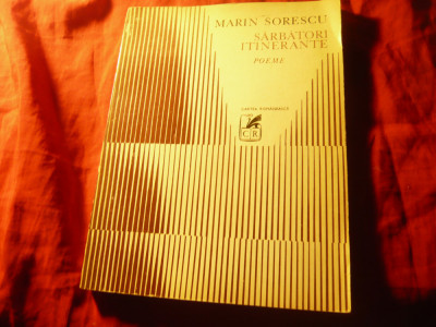 Marin Sorescu - Sarbatori itinerante- Poeme - Bucuresti 1978 ,144 pag foto