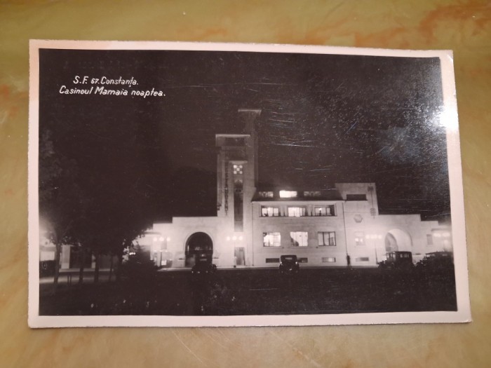 Constanta - Casinoul Mamaia noaptea.