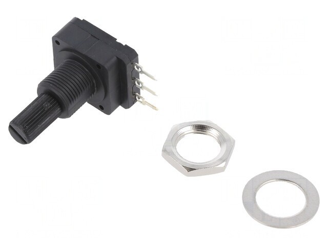 Potentiometru Axial 5k&Omega; 200mW THT 6,25mm Plastic Mono