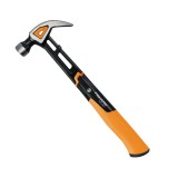 Ciocan dulgherie, cu varf spintecat, Fiskars IsoCore, maner metalic, cu manson SoftGrip, 343 mm, 819 g