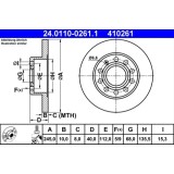 Disc frana ATE 24.0110-0261.1