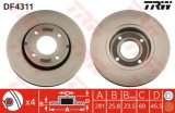 Disc frana MITSUBISHI COLT VI (Z3, Z2) (2002 - 2012) TRW DF4311