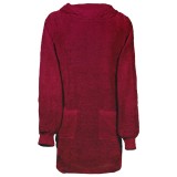 vidaXL Rochie de Noapte Roșu l Bumbac