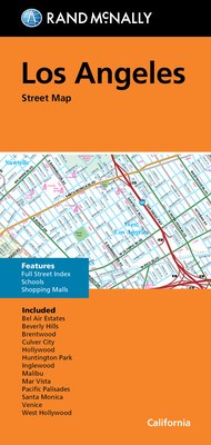 Rand McNally Folded Map: Los Angeles Street Map foto