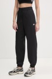 adidas pantaloni de trening Essentials femei, culoarea negru, neted, JD7999