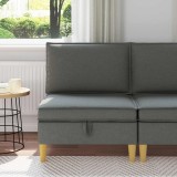 vidaXL Sofa cu Depozitare Țesătură 42027095