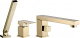 Baterie pentru cada Rea Glen Auriu Gold trei piese
