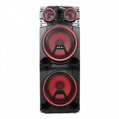 Boxa portabila Akai ABTS-1502 Bluetooth Radio FM 100W Black Red foto