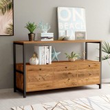 Cumpara ieftin Consolă Nero, Nuc, 120x75x30 cm