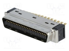 Conector 3M MDR PIN 50 ecranat pe cablu poliester mufă tată