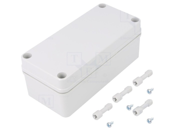 Carcasă universală ABS gri IP67