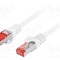 Patch cord LANBERG RJ45 S/FTP Cat 6 LSZH 15m alb