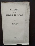 Michel Uta - La Crise de la Theorie du Savoir