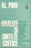 Cumpara ieftin Analiza si Sinteze Critice Cantemir, Alecsandri, etc. - Al. Piru, Scrisu Romanesc 1973, Studii Literare