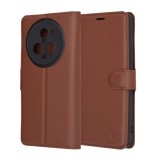 Husa pentru Honor Magic5 Pro - Techsuit Leather Folio - Brown