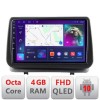 Navigatie Renault Clio 3 2005-2013 B-Clio3 Android Ecran QLED octa core 4+64 carplay android auto kit-clio3+EDT-E309V3 CarStore Technology