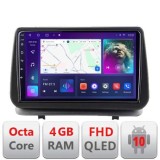 Navigatie Renault Clio 3 2005-2013 B-Clio3 Android Ecran QLED octa core 4+64 carplay android auto kit-clio3+EDT-E309V3 CarStore Technology