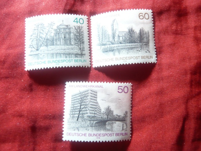 Serie Berlin 1978 - Arhitectura -2 , 3 valori