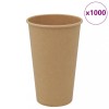 VidaXL Cești de cafea din h&acirc;rtie 1000 buc 16 oz 400 ml roșu și negru