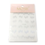 Set de 5 unități: Autocolant pentru unghii Mosr MO-299, chameleon