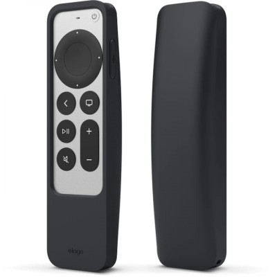 Husa pentru telecomanda Apple TV Siri 2022/2021, ELAGO, Negru foto