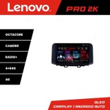 Navigatie Android Lenovo pentru Hyundai Kona, QLED 2K, 4GB+64GB, 360