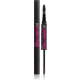 NYX Professional Makeup Zero To Brow Gel gel pentru sprancene cu aplicator culoare 08 Black 2 ml