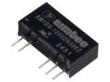 Convertor DC/DC AIMTEC 1W 9,6-14,4V intrare 5V/-5V ieșire THT SIP7