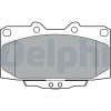 Set placute frana fata DELPHI, Toyota Yaris (P13), 12.10-, Fata; puntea fata